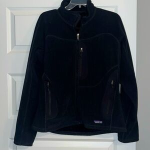 Patagonia Women’s Sz Large R3 Regulator Black Polartec Fleece Jacket